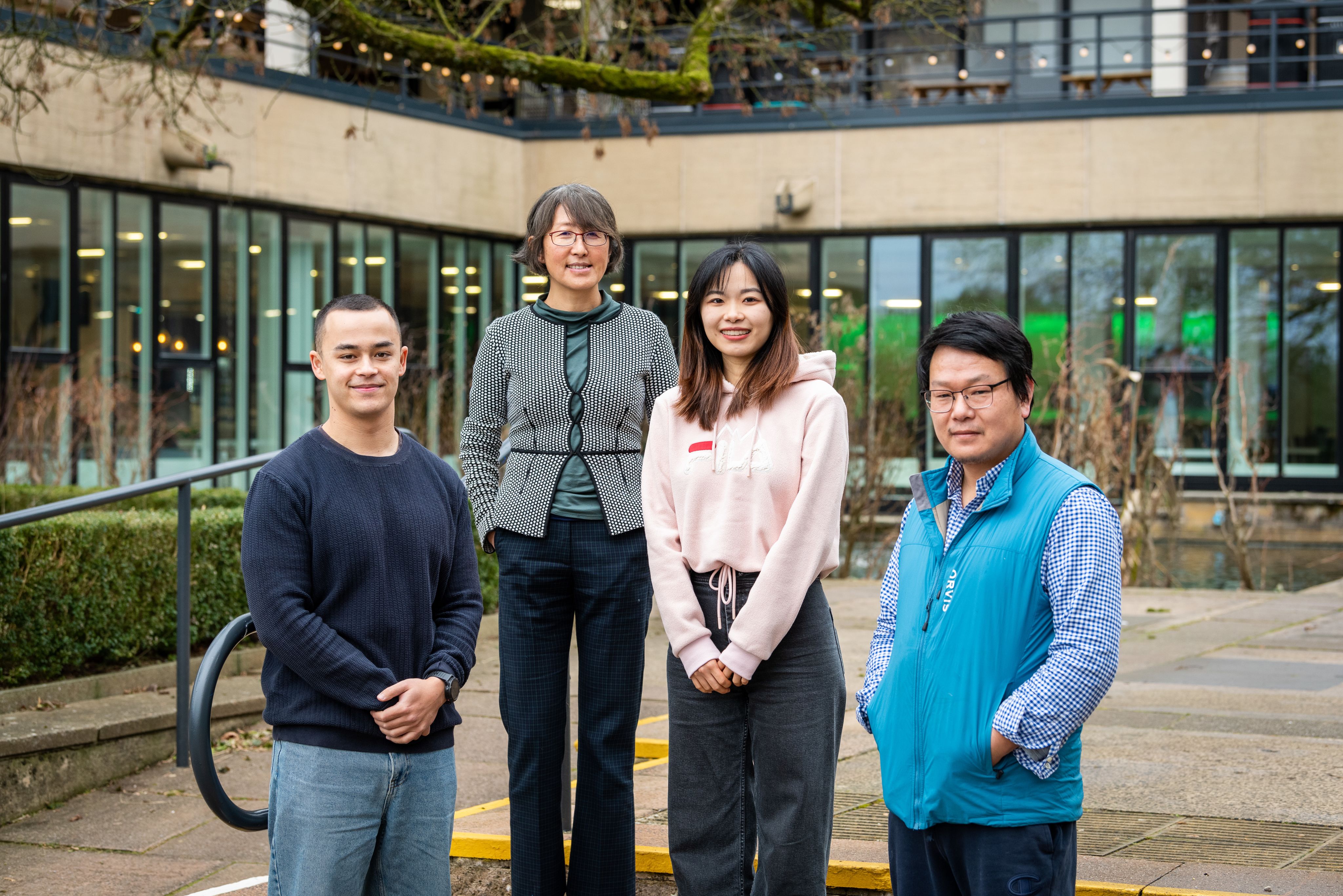 University of Bath energy researchers and students