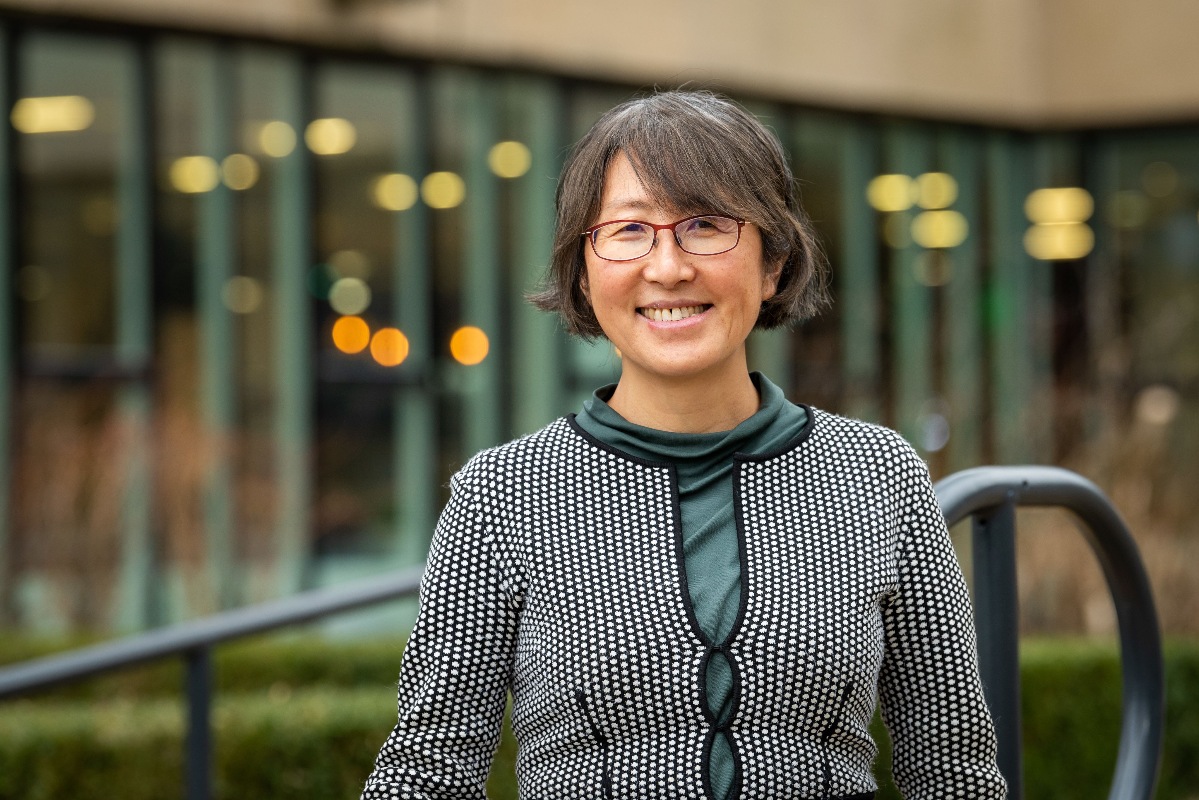 Professor Furong Li at the University of Bath campus